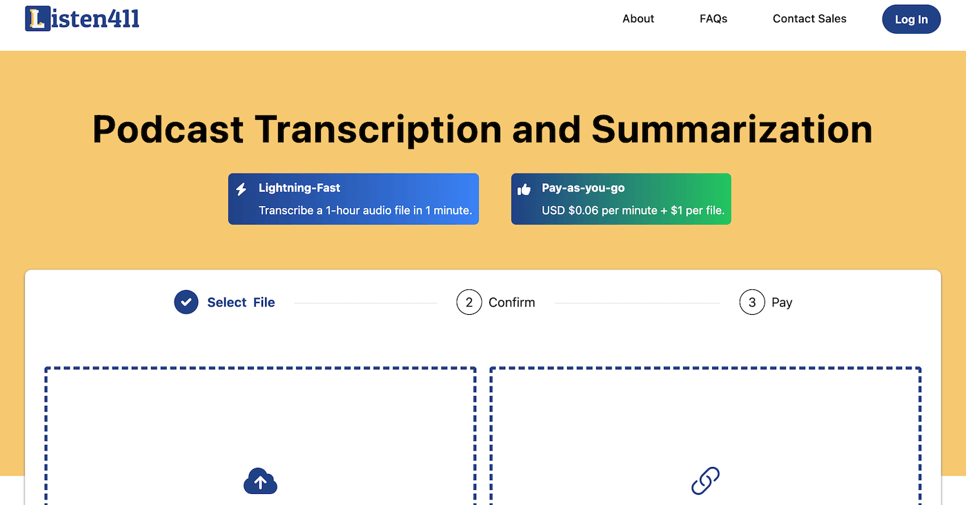 Quick and affordable podcast transcription