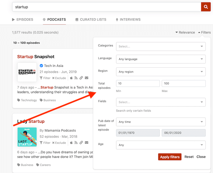 Unlimited Search Queries + Advanced Search Filters